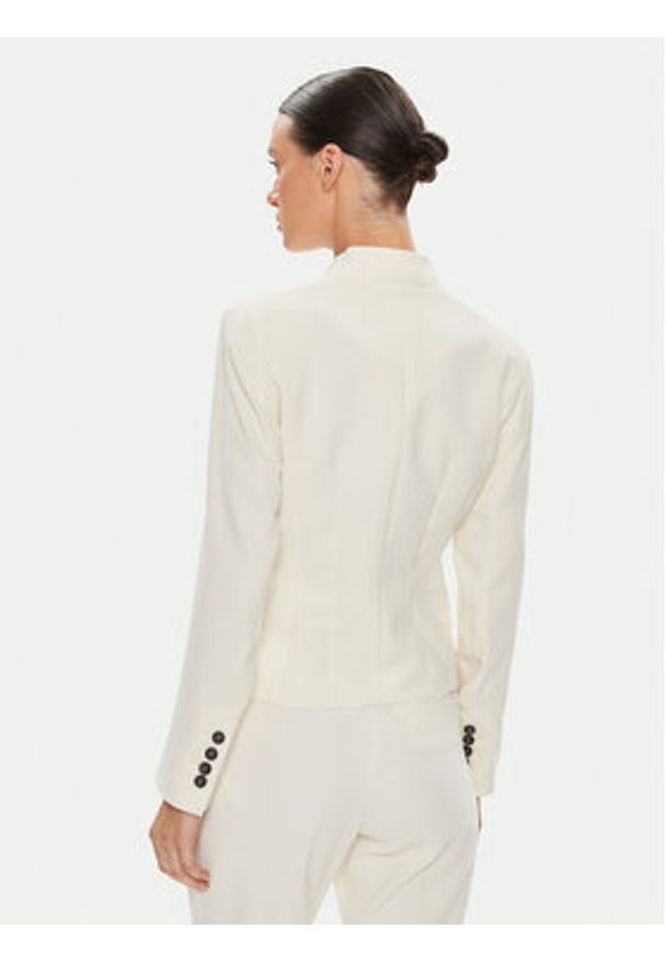 Marella Marynarka Miranda 30410611 Beżowy Regular Fit. Kolor: beżowy. Materiał: syntetyk