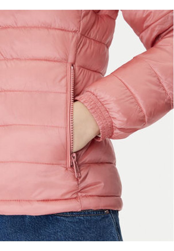 Guess Jeans Kurtka puchowa W5RL99 WHAB2 Różowy Regular Fit. Kolor: różowy. Materiał: syntetyk