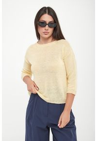 Weekend Max Mara - Sweter damski lniany Cannone WEEKEND MAX MARA. Materiał: len #1