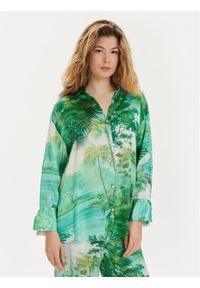 Replay Koszula W2133 .000.74972 Zielony Comfort Fit. Kolor: zielony. Materiał: wiskoza #1