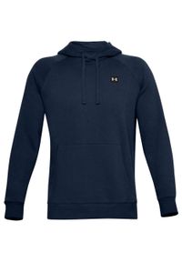 Bluza męska Under Armour Rival Fleece Hoodie. Typ kołnierza: kaptur. Kolor: niebieski. Sport: fitness #1