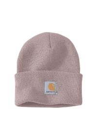 Czapka zimowa Carhartt Acrylic Watch Hat. Kolor: różowy. Sezon: zima. Styl: sportowy