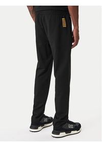 EA7 Emporio Armani Spodnie dresowe 8NPP65 PJVRZ MC004 Czarny Regular Fit. Kolor: czarny. Materiał: bawełna #4