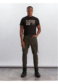 G-Star RAW - G-Star Raw T-Shirt Originals D25969-C506 1214 Czarny Regular Fit. Kolor: czarny. Materiał: bawełna #6