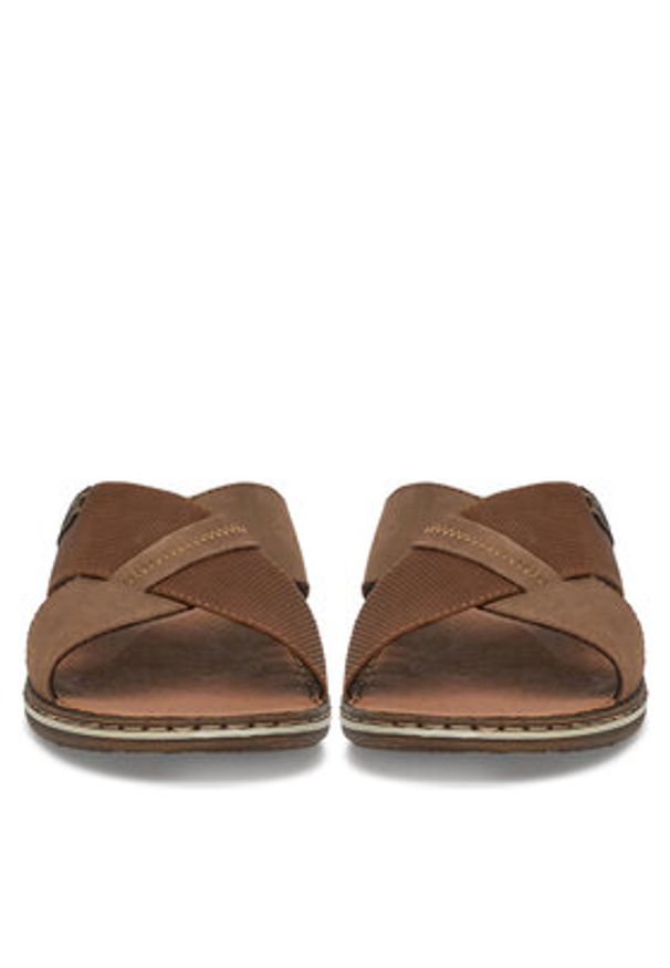 Rieker Klapki CEO-21088-25 Brązowy. Kolor: brązowy. Materiał: skóra, nubuk