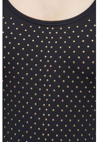 MICHAEL Michael Kors jednoczęściowy strój kąpielowy kolor czarny lekko usztywniona miseczka. Kolor: czarny. Materiał: materiał #2