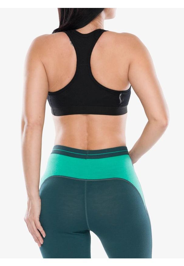 SENSOR - Biustonosz termoaktywny Sensor Merino DF Bra. Kolor: czarny