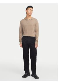 Jack & Jones Chinosy Kane 12268490 Czarny Regular Fit. Kolor: czarny. Materiał: bawełna #8