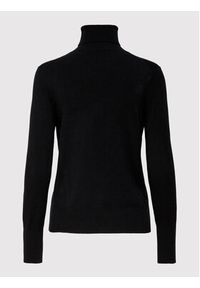 only - ONLY Golf Venice 15183772 Czarny Regular Fit. Typ kołnierza: golf. Kolor: czarny. Materiał: wiskoza #6