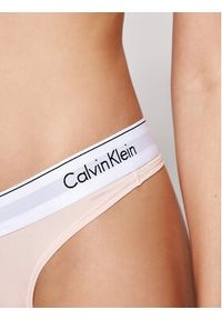 Calvin Klein Underwear Stringi 0000F3786E Różowy. Kolor: różowy. Materiał: bawełna