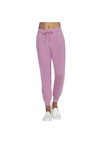 skechers - Spodnie sportowe damskie Skechluxe Elevate Jogger Pant. Kolor: różowy. Materiał: poliester