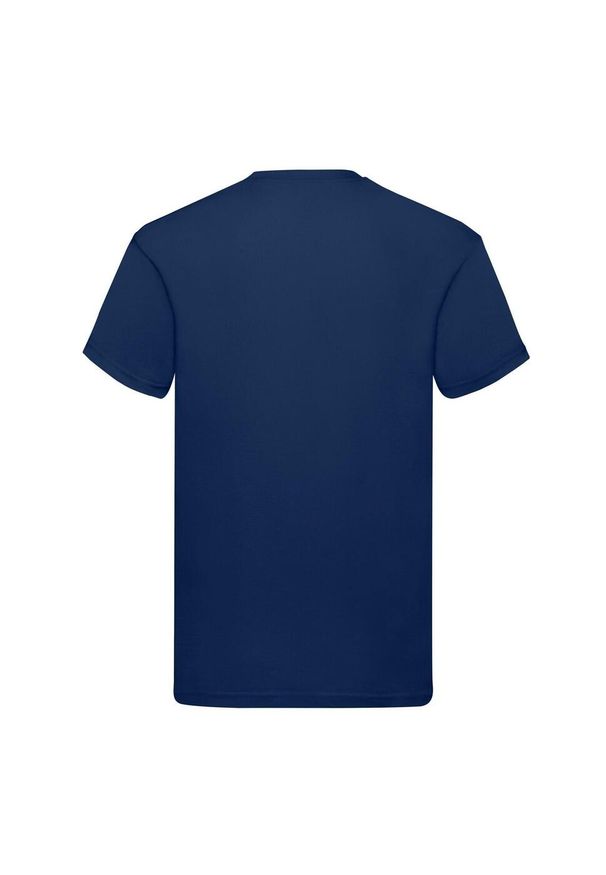 FRUIT OF THE LOOM - Oryginalna Bawełniana Koszulka Unisex Dla Dorosłych. Kolor: niebieski. Materiał: bawełna. Sport: turystyka piesza