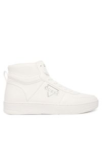 Guess Sneakersy FMFICE ELE12 Biały. Kolor: biały. Materiał: skóra