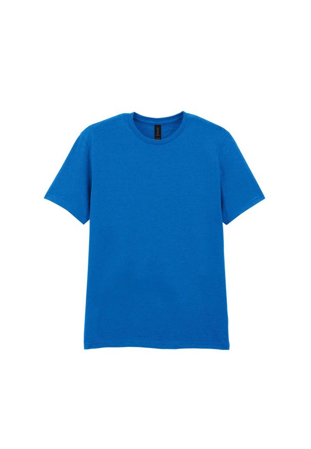 GILDAN - Bawełniana Koszulka Unisex Dla Dorosłych W Miękkim Stylu. Kolor: niebieski. Materiał: bawełna