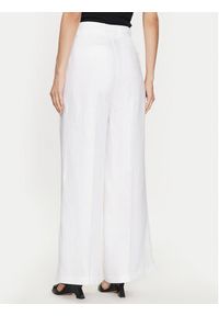 ViCOLO Spodnie materiałowe TB0793 Biały Regular Fit. Kolor: biały. Materiał: len