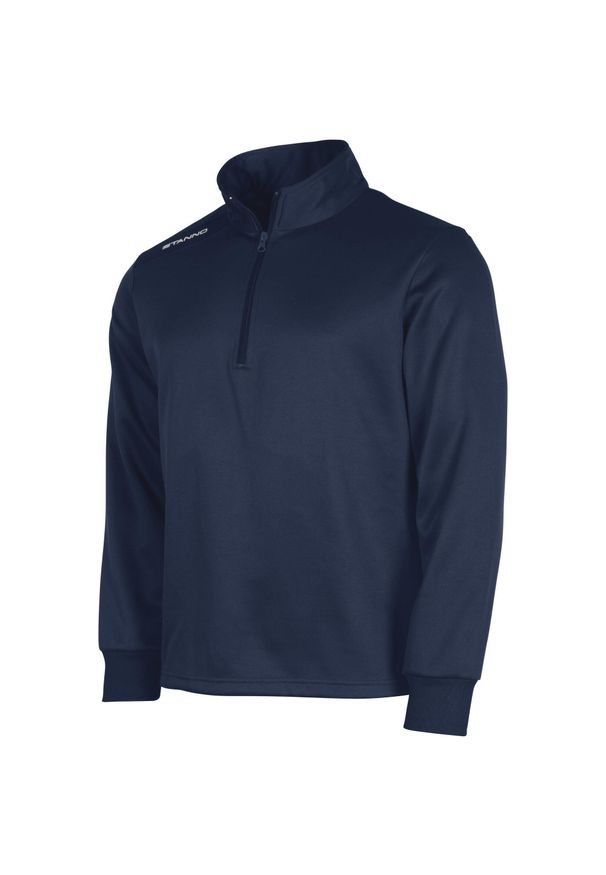 STANNO - Dziecięca bluza dresowa z półzamkiem Stanno Field. Kolor: niebieski. Materiał: dresówka