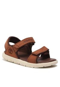 Sandały Timberland Nubble TB0A1P3FA201 Medium Brown Nubuck. Kolor: brązowy. Materiał: skóra, nubuk #1