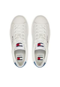 Tommy Jeans Sneakersy Tjw Cupsole Sneaker Denim EN0EN02652 Écru. Materiał: skóra #3