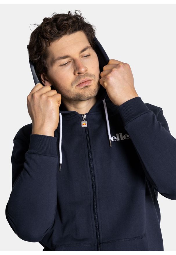 Bluza z kapturem męska Ellesse Briero Regular Fit Granatowy. Typ kołnierza: kaptur. Kolor: niebieski. Wzór: kolorowy. Sezon: lato. Styl: street