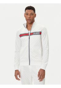 Guess Bluza Z2BQ06 K7122 Biały Regular Fit. Kolor: biały. Materiał: bawełna