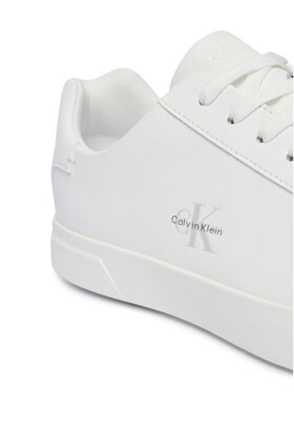 Calvin Klein Sneakersy Low Prof Cupsole Lth HW0HW03295 Biały. Kolor: biały. Materiał: skóra