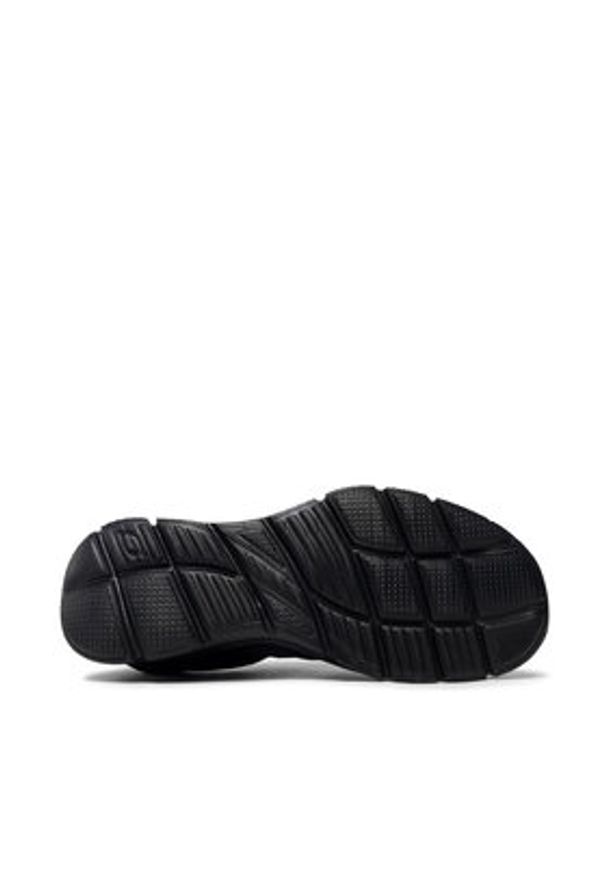 skechers - Skechers Sneakersy Ezdez 52748/BBK Czarny. Kolor: czarny. Materiał: zamsz, skóra