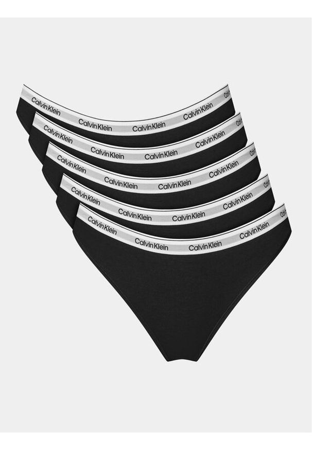 Calvin Klein Underwear Komplet 5 par fig klasycznych 000QD5208E Czarny. Kolor: czarny. Materiał: bawełna