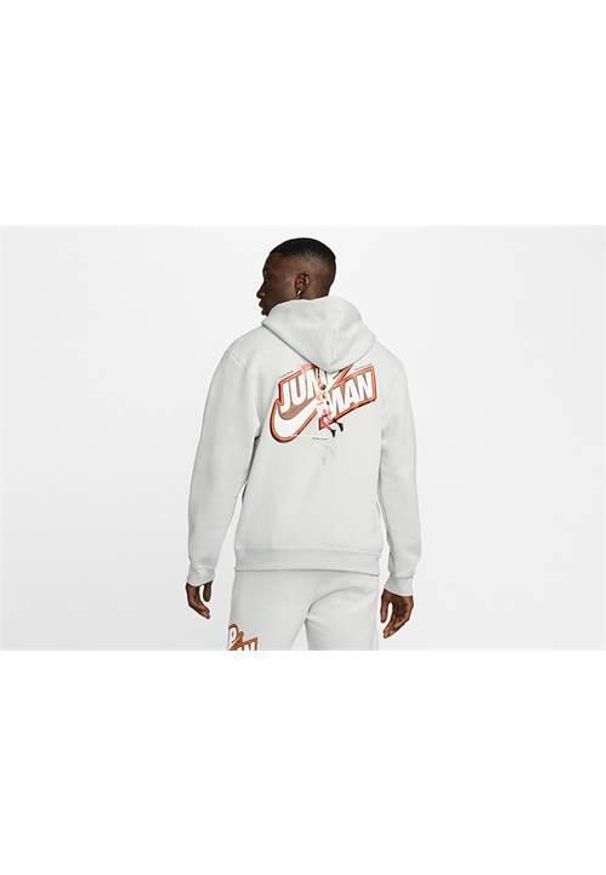 Bluza sportowa męska Nike Air Jordan Jumpman Fleece Full-zip. Typ kołnierza: kaptur. Kolor: szary. Sport: koszykówka