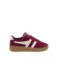 Buty do chodzenia damskie Gola Grandslam Wildleder 2024. Zapięcie: sznurówki. Kolor: czerwony. Materiał: materiał. Szerokość cholewki: normalna. Sport: turystyka piesza