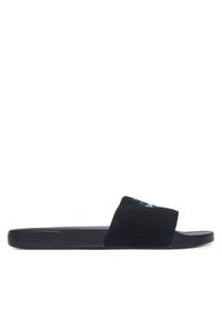 Calvin Klein Klapki Ee Slide Cv YM0YM01393 Czarny. Kolor: czarny. Materiał: materiał #1