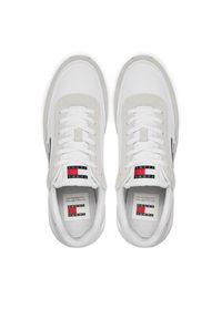 Tommy Jeans Sneakersy Tjm Technical Runner EM0EM01265 Biały. Kolor: biały. Materiał: materiał