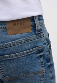 Mustang - Męskie Spodnie Jeansowe MUSTANG Tramper Straight Denim Blue 1013716 5000 583 #6