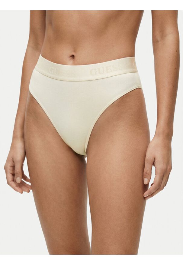 Guess Figi brazylijskie O6GE04 KE831 Kremowy. Kolor: kremowy. Materiał: bawełna