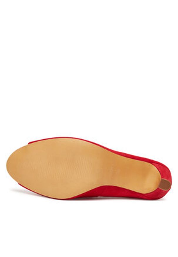 Lasocki Szpilki WYL4166-1Z Czerwony. Kolor: czerwony. Materiał: skóra, zamsz. Obcas: na szpilce