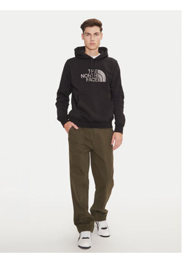The North Face Bluza Drew Peak NF0A89EM Czarny Regular Fit. Kolor: czarny. Materiał: bawełna