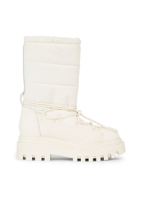Calvin Klein Jeans Śniegowce Flatform Snow Boot Nylon Wn YW0YW01146 Biały. Kolor: biały. Materiał: materiał