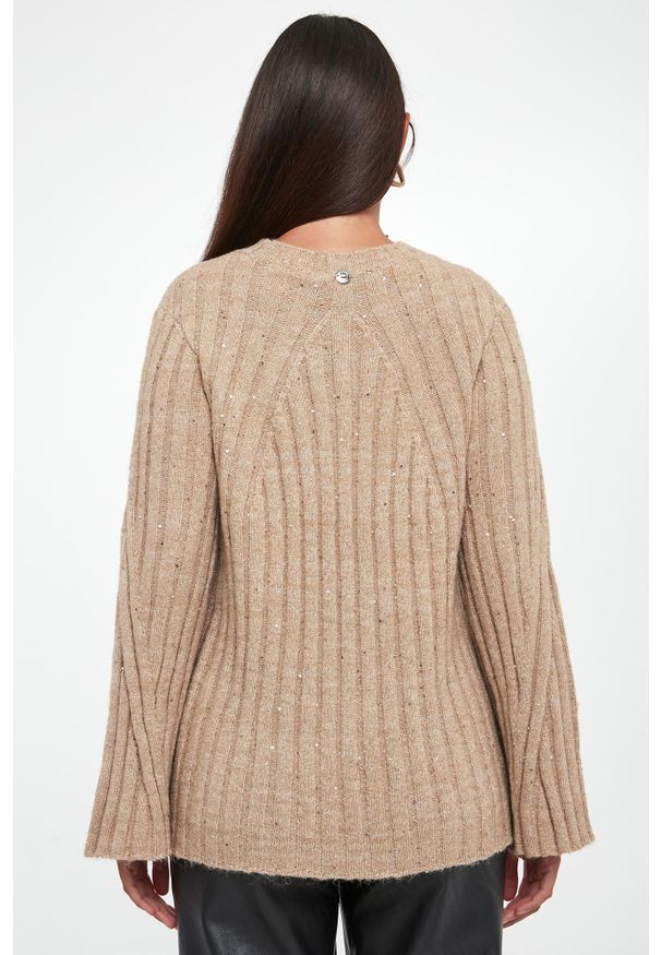 Twinset Milano - Sweter damski z cekinami TWINSET ACTITUDE