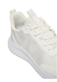 Calvin Klein Sneakersy Eva Runner Lace Up Mat Mix YM0YM01442 Biały. Kolor: biały. Materiał: materiał #3