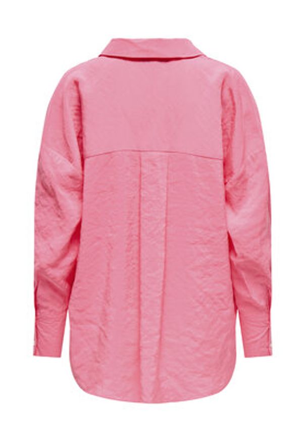only - ONLY Koszula Zazima 15272523 Różowy Oversize. Kolor: różowy