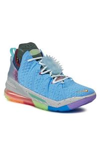 Nike Buty Lebron XVIII DM2813-400 Niebieski. Kolor: niebieski. Materiał: materiał #4