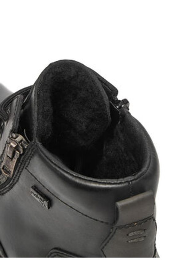 Rieker Trzewiki CEO-13704-00 Czarny. Kolor: czarny. Materiał: skóra