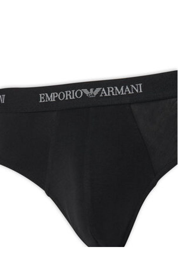 Emporio Armani Underwear Komplet 3 par slipów EM000258 AF14132 MC061 Czarny. Kolor: czarny. Materiał: bawełna