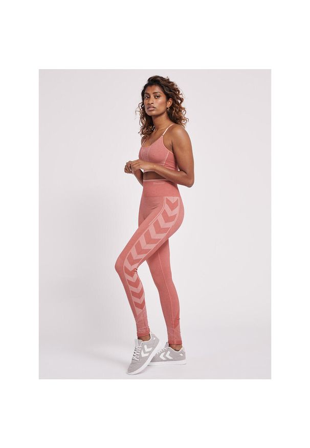 Damskie wysokie legginsy Hummel MT Energy. Kolor: fioletowy. Materiał: materiał, dzianina. Sport: fitness