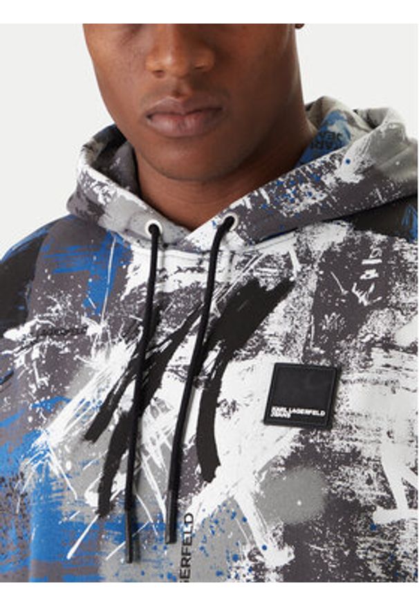 Karl Lagerfeld Jeans Bluza B1M20059 Kolorowy Regular Fit. Materiał: bawełna. Wzór: kolorowy