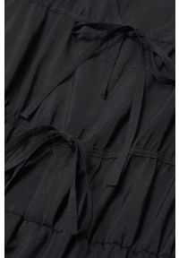 mango - Mango Sukienka Dafne kolor czarny midi oversize. Kolor: czarny. Długość rękawa: długi rękaw. Typ sukienki: oversize. Długość: midi #3