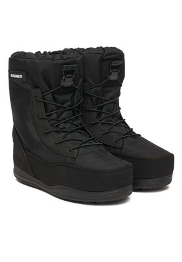 Bogner Śniegowce Laax 9 32547544 Czarny. Kolor: czarny. Materiał: skóra