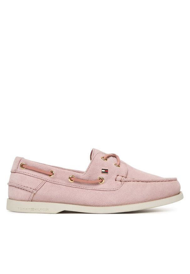 TOMMY HILFIGER - Mokasyny Tommy Hilfiger. Kolor: różowy