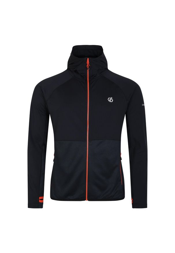 DARE 2B - Męska Warstwa Środkowa Assimlilate II Core Stretch Midlayer. Kolor: czarny. Sport: turystyka piesza