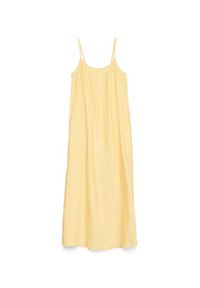 Vero Moda Sukienka letnia Vira 10340738 Żółty Relaxed Fit. Kolor: żółty. Materiał: wiskoza. Sezon: lato #3