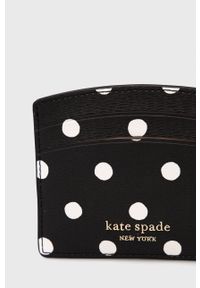 Kate Spade Portfel damski kolor czarny. Kolor: czarny